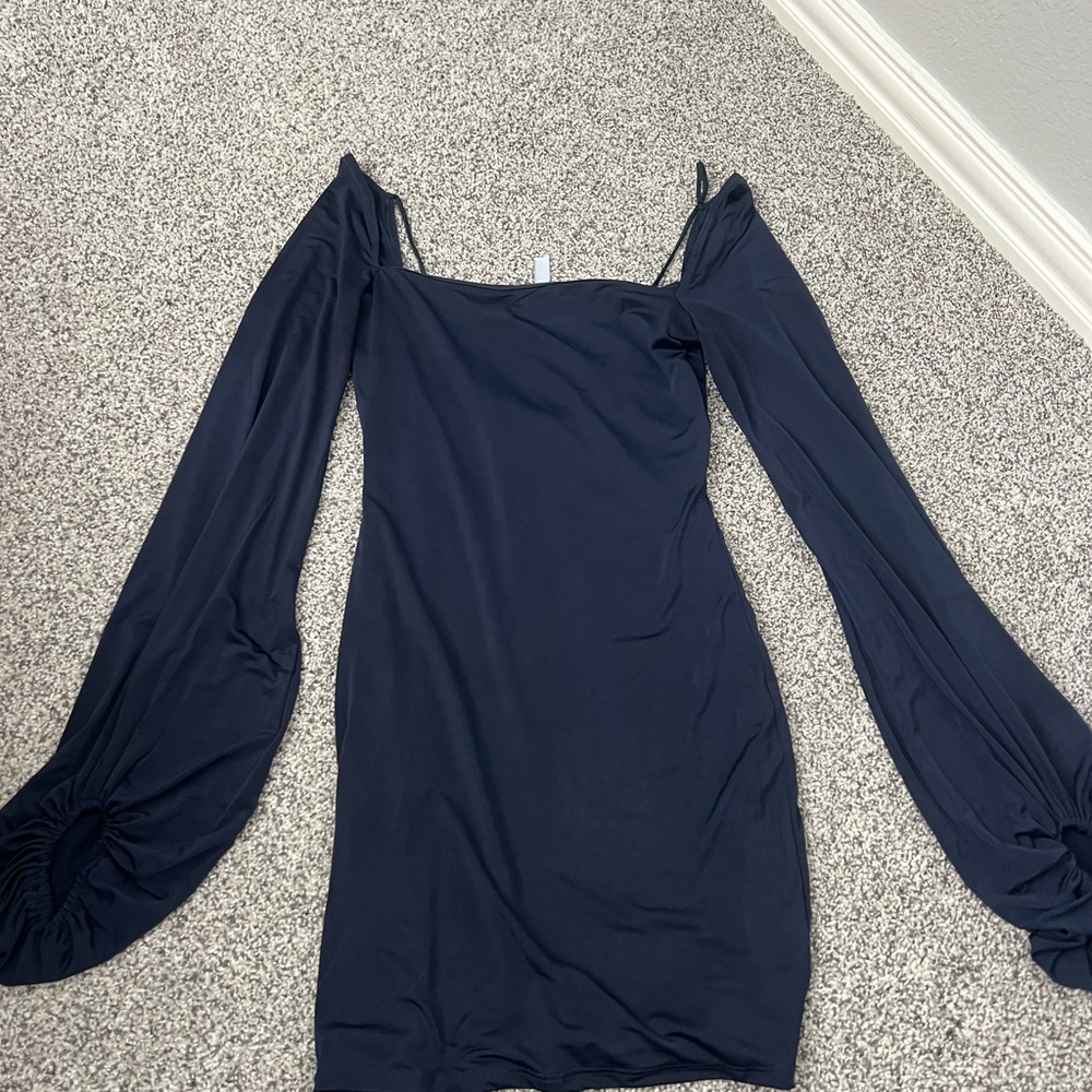 Lucy in the Sky Navy Long Sleeve Dress